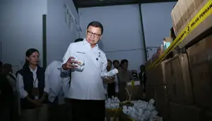BPOM Bongkar Gudang Obat dan Kosmetik Ilegal Senilai Rp 25 Miliar di Tangerang
