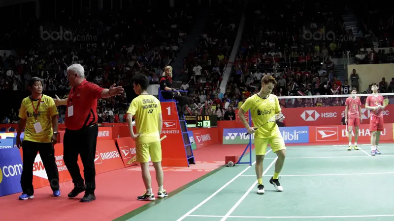 Indonesia Master 2018, Kevin Sanjaya/Marcus Gideon, Li Junhui/Liu Yuchen