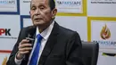 Ketua Dewas KPK Tumpak Hatorangan Panggabean memberikan keterangan usai persidangan  dugaan pelanggaran etik Wakil Ketua KPK Lili Pintauli Siregar di Gedung Pusat Edukasi Antikorupsi KPK, Jakarta, Senin (10/7/2022). Surat pengunduran diri Lili Pintauli sudah diterima Presiden Jokowi. (Liputan6.com/Faizal Fanani)