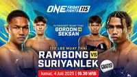 Simak Jadwal ONE Championship, Live Streaming ONE Friday Fights 115 di Vidio