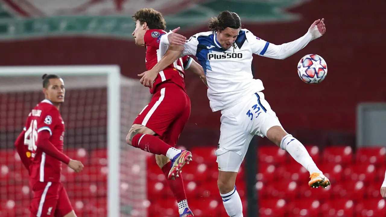 FOTO: Kejutan di Liga Champions, Atalanta Permalukan Liverpool di Anfield