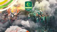 Pegadaian Liga 2 - Ilustrasi Suporter - Semen Padang Vs PSMS Medan (Bola.com/Adreanus Titus)