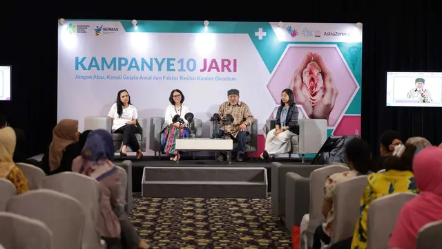 Talk Show Kampanye 10 Jari Kanker Ovarium AstraZeneca