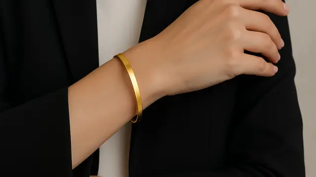 Model Gelang Emas 24 Karat 5 Gram yang Paling Hits Tahun Ini/Ilustrasi gambar AI