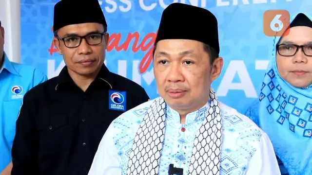 Ketum Partai Gelora Indonesia Anis Matta saat melakukan kegiatan dialog keumatan keliling, di Kota Sukabumi, Jawa Barat.