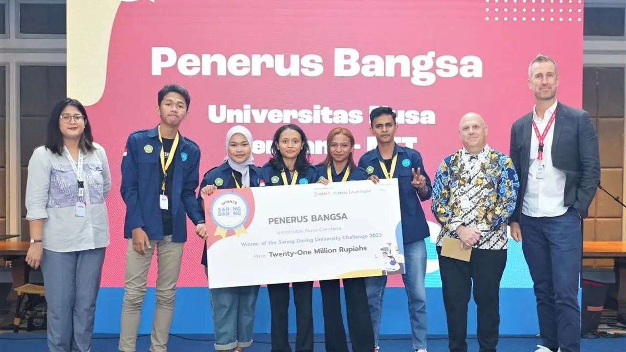 Tim mahasiswa/i dari Universitas Nusa Cendana (Undana), Kupang, memenangkan kompetisi Saring Daring University Challenge (“U-Challenge”).