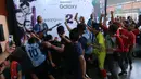 Salah satu rangkaian perayaan Bintang Bola Annieversary berlangsung meriah di Hanggar, Pancoran pada Sabtu (29/04/2017). Acara ditutup dengan futsal antara eks Tim Nasional melawan Tim Selebriti. (Adrian Putra/Bintang.com)