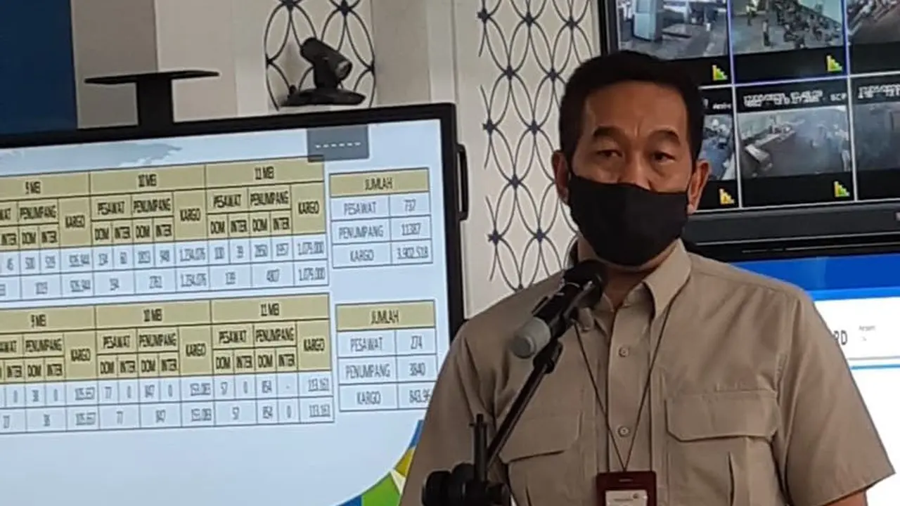 Direktur Utama PT Angkasa Pura II, Muhammad Awaluddin, di Terminal 3 Bandara Internasional Soekarno Hatta, Selasa (12/5/2020).