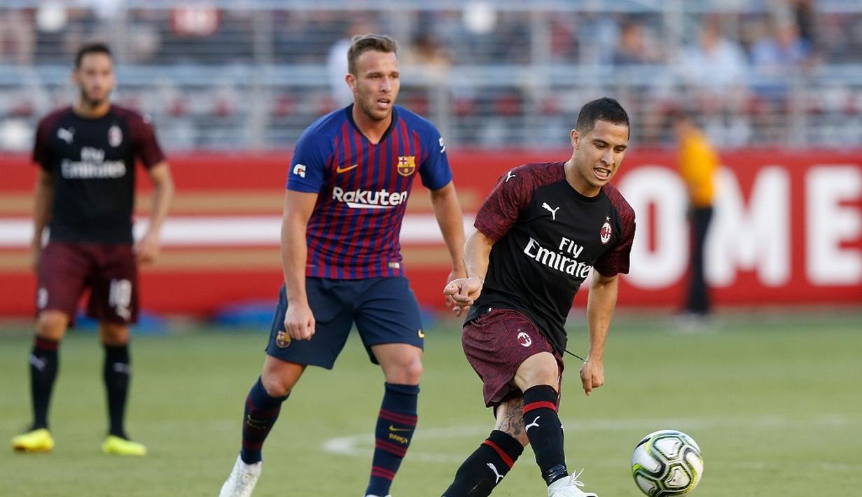 3. Jose Mauri - Pemain muda yang berpotensi menjadi pemain masa depan Rossoneri. namun setiap musim Mauri selalu kalah bersaing dengan pemain yang baru didatangkan AC Milan. (AFP)