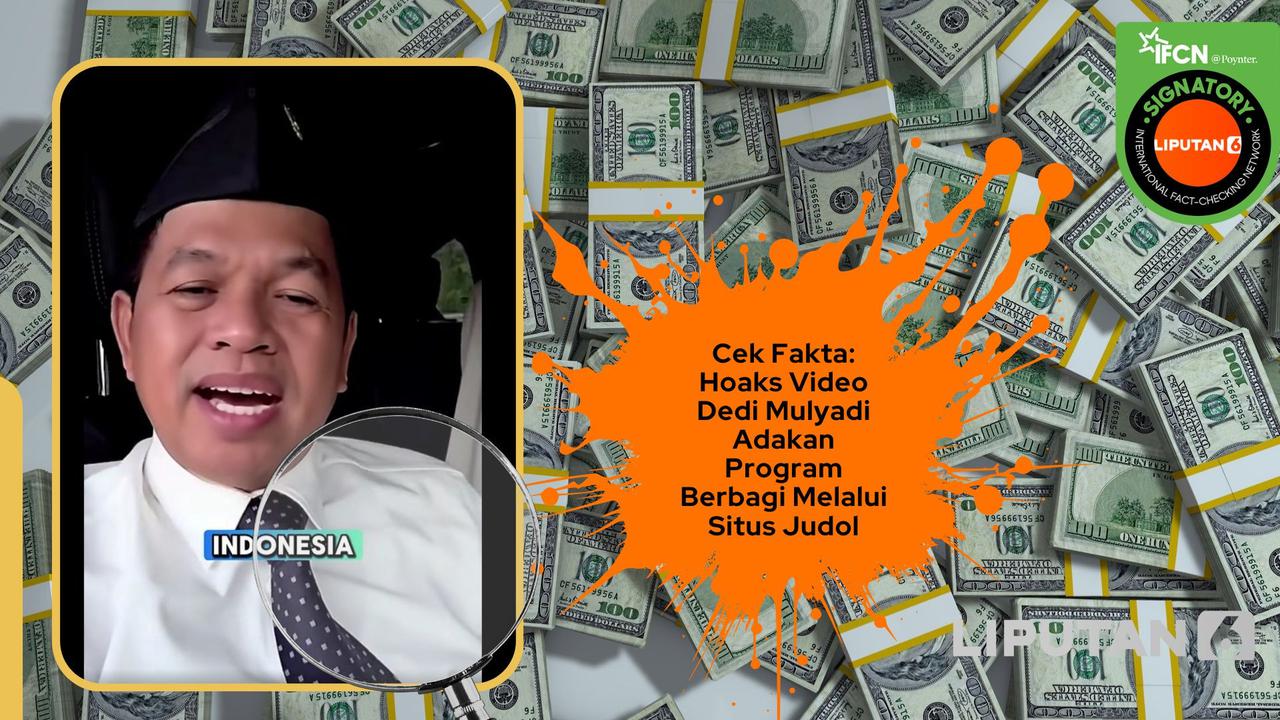 cek fakta video Dedi Mulyadi adakan program berbagi melalui situs judol