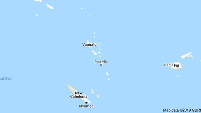 Lokasi Vanuatu.