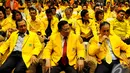 Priyo Budi Santoso, Agung Laksono dan Agus Gumiwang saat menghadiri Munas ke-IX Partai Golkar, Jakarta, Sabtu (6/12/2014). (Liputan6.com/Andrian M Tunay)