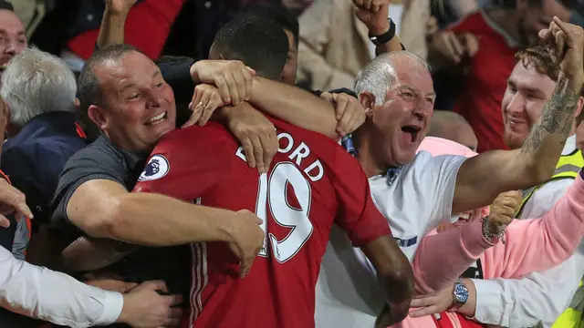Foto: 6 Aksi Marcus Rashford yang Menjadi Penyelamat MU dari Kekalahan Berkat Golnya di Menit Akhir Pertandingan