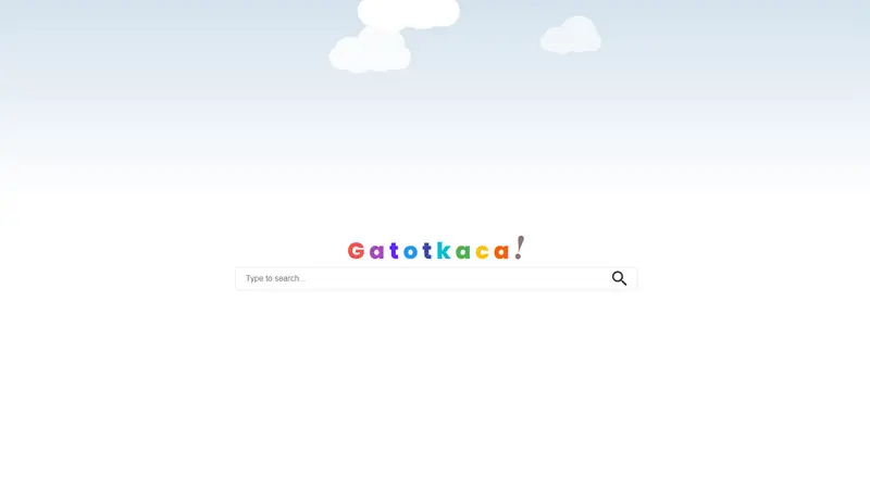 Parodi search engine Gatotkaca