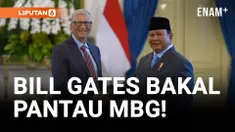 Wajah Sumringah Bill Gates Bertemu Prabowo Subianto