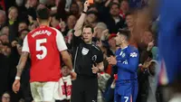 Keakraban Chelsea dengan Kartu Merah, di Ambang Rekor Buruk