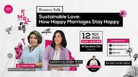 Penulis buku Samanta Elsener dan Editor in Chief Fimela, Ellyana Mae akan hadir dalam "Women Talk: Sustainable Love: How Happy Marriages Stay Happy" di Fimela Fest 2022.