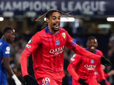 Paris Saint-Germain kembali menghancurkan Chelsea dalam laga leg 2 babak 16 besar Liga Champions 2025/2026, Selasa (17/03/2026) waktu setempat. (AFP/Franck Fife)