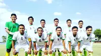 Tim Sepak Bola Jawa Timur di POPNAS 2017. (Liputan6.com/Dimas Angga P)