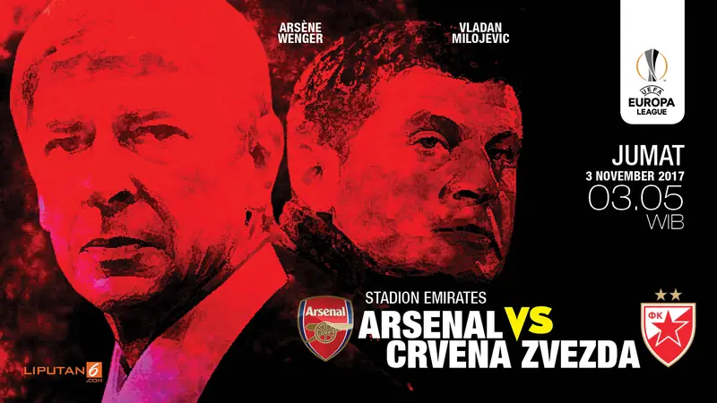 Prediksi Arsenal vs Crvena Zvezda