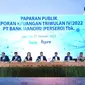 Paparan publik laporan keuangan kuartal IV 2022 PT Bank Mandiri Tbk, Selasa (31/1/2023) (Foto: tangkapan layar/Pipit I.R)