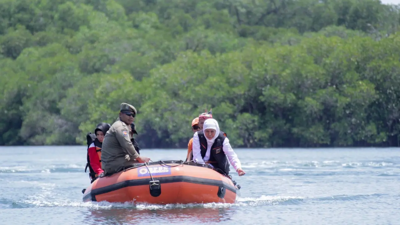 Gubernur Jawa Timur, Khofifah Indar Parawansah kunjungi Destinasi Wisat Merak Baluran beberapa waktu lalu (Istimewa)