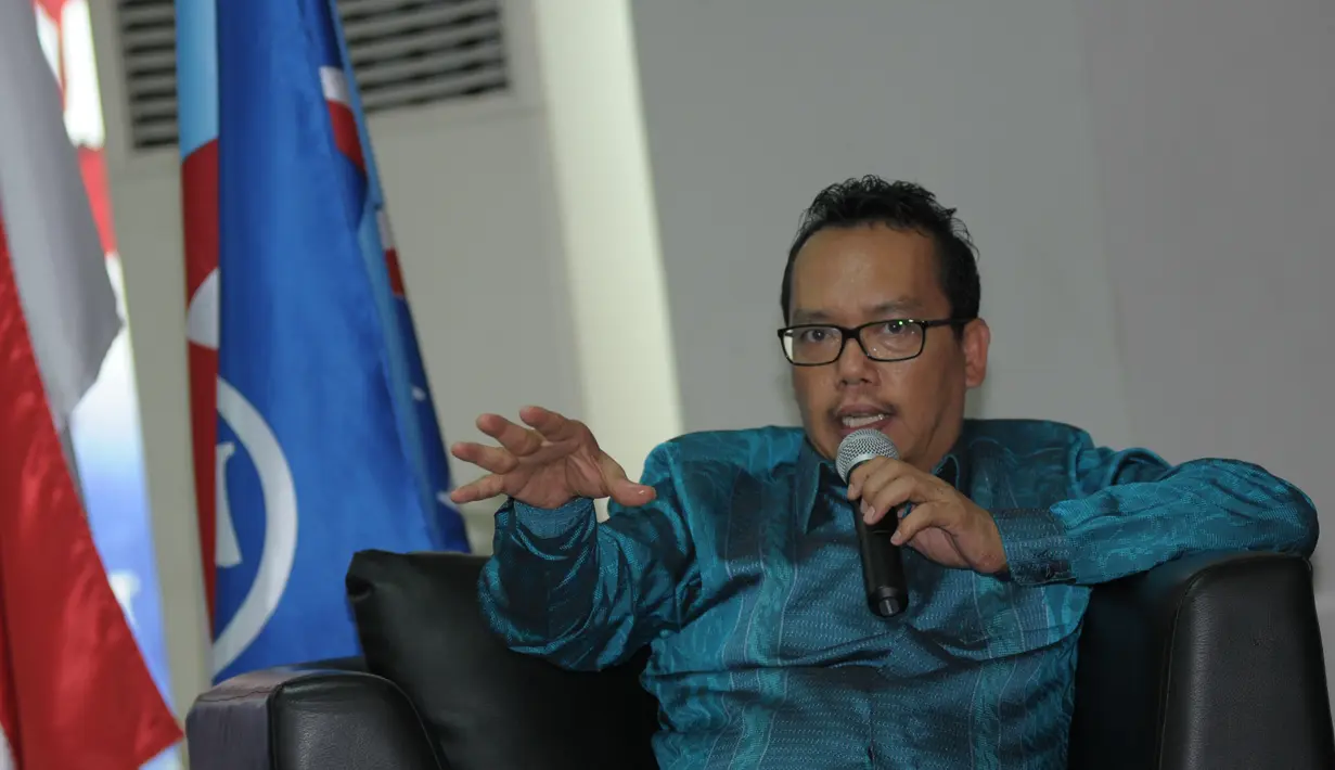 Ramadhan Pohan berharap Palestina bisa masuk dan diakui menjadi anggota penuh Perserikatan Bangsa-Bangsa (Liputan6.com/Helmi Fithriansyah).
