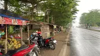 Puluhan Bangunan Liar Kian Menjamur di Sempadan Jalan Provinsi Wilayah Sukabumi