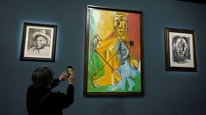 Karya seni Picasso di Bellagio Hotell