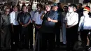 Dalam kunjungannya, SBY berpesan baik para pemudik juga pengelola untuk utamakan faktor keamanan terbaik bagi para penumpang, Kamis (24/7/14). (Liputan6.com/Faizal Fanani)