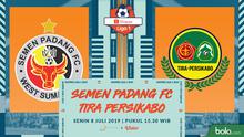 Shopee Liga 1 - Semen Padang FC Vs PS Tira Persikabo (Bola.com/Adreanus Titus)