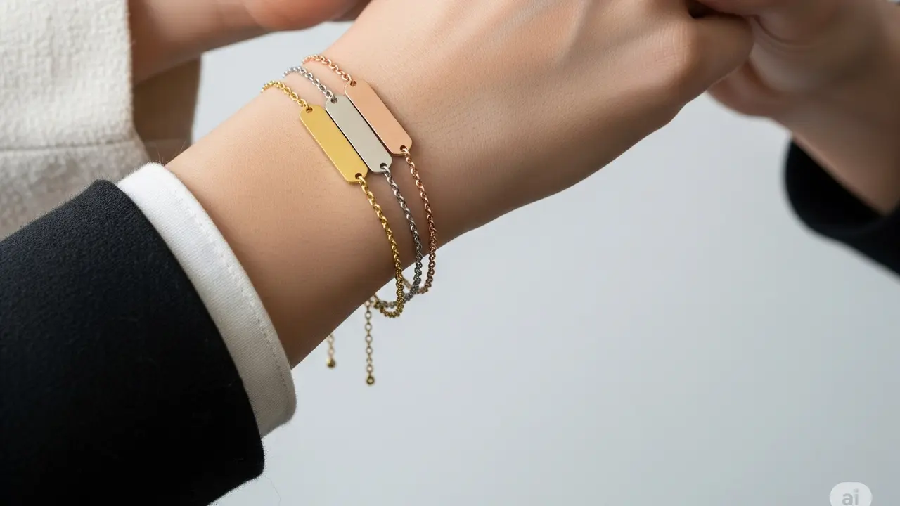 9 Model Gelang Plat Emas Terbaik untuk Gaya Elegan Anda