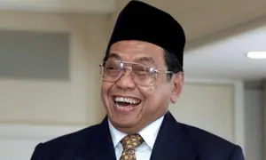 Gus Dur,  dikenal dengan rasa humornya yang tinggi.