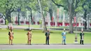 Suasana Upacara Peringatan Detik-Detik Proklamasi Kemerdekaan Indonesia ke-75 di Istana Merdeka, Jakarta, Senin (17/8/2020). Peringatan dalam rangka HUT ke-75 Kemerdekaan RI kali ini mengusung tema "Indonesia Maju". (Foto: Biro Pers Sekretariat Presiden)