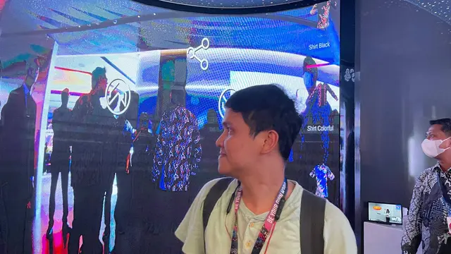 Salah satu teknologi yang dipamerkan di pameran teknologi Indosat MX Center (Liputan6.com/ Agustin Setyo W)