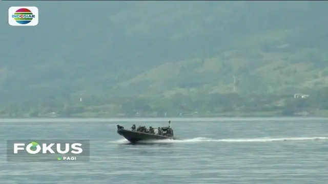 Pencarian KM Sinar Bangun hari ketujuh di Danau Toba, melalui alat pendeteksi sonar multibeam, tim gabungan temukan siluet mirip kapal di kedalaman 490 meter danau.