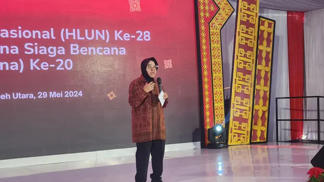 Mesos Risma Hadiri Puncak Perayaan HLUN 2024 di Aceh Utara