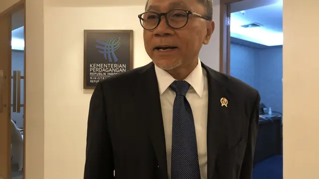 Menteri Perdagangan (Mendag) RI Zulkifli Hasan (Zulhas) (Liputan6.com/Elza Hayarana Sahira)