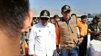 Gubernur Jawa Barat Ridwan Kamil menghadiri upacara Hari Kesiapsiagaan Bencana. (Liputan6.com/ Yopi Makdori)