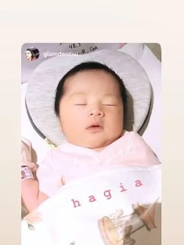 5 Potret Hagia Zayana Putri Warmanto, Anak Ketiga Detri Warmanto yang Baru Lahir