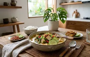 Resep Lodeh Timun Tahu, Menu Rumahan Gurih dengan Kuah Santan Pedas