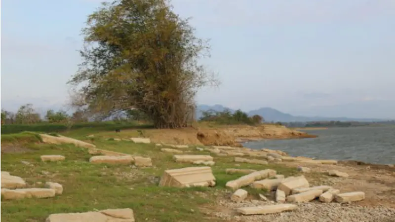 Seratusan Batu Nisan Mendadak Muncul ke Permukaan WGM Wonogiri