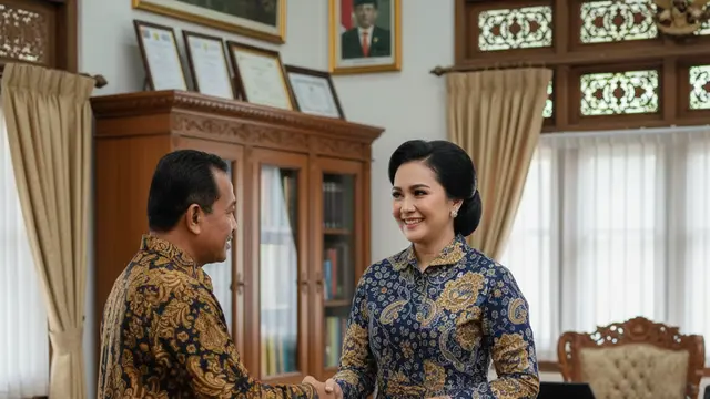 Model Gamis Batik Profesional untuk Guru