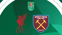 Carabao Cup - Liverpool Vs West Ham United (Bola.com/Adreanus Titus)