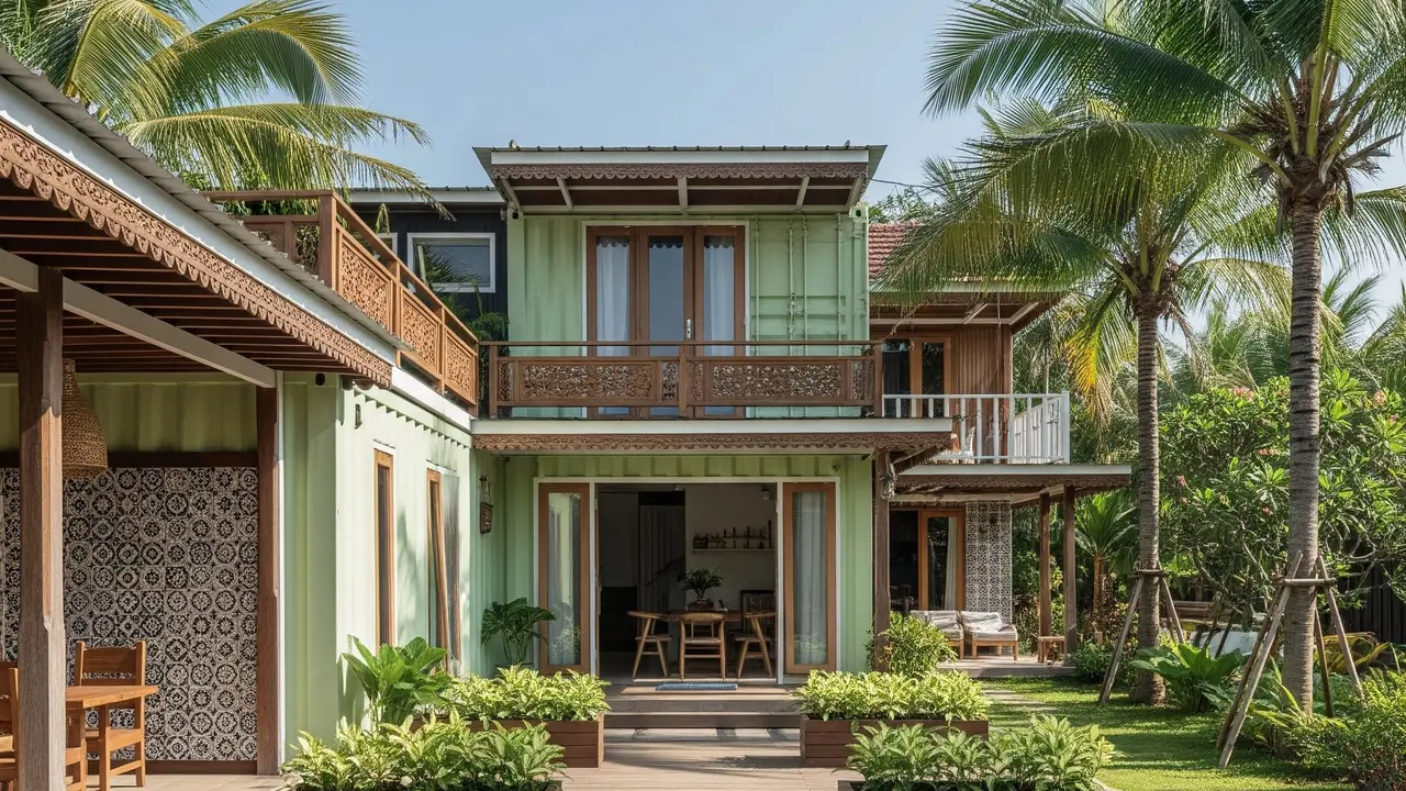 Desain Rumah Sederhana Halaman Luas