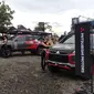 Mitsubishi Triton tim Mitsubishi Ralliart yang siap mengarungi AXCR 2022. (Septian/Liputan6.com .com)