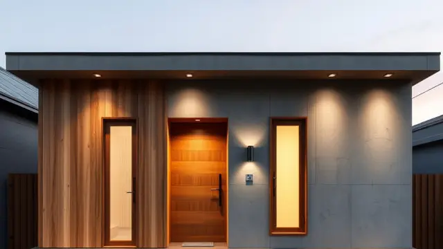 Desain Rumah Modern dengan Elemen Kayu