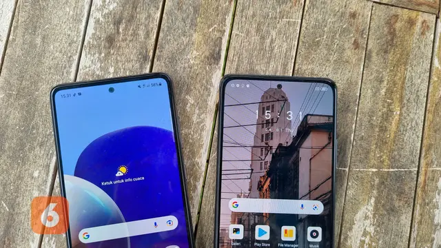 Samsung Galaxy A72 dan Redmi Note 10 Pro
