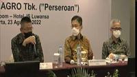 Paparan publik PT Provident Agro Tbk (PALM), Selasa (23/8/2022) (Foto: Liputan6.com/Pipit I.R)