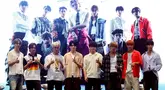 NTC 127 berpose usai konferensi pers Acara Tanda Tangan Album Tatap Muka 